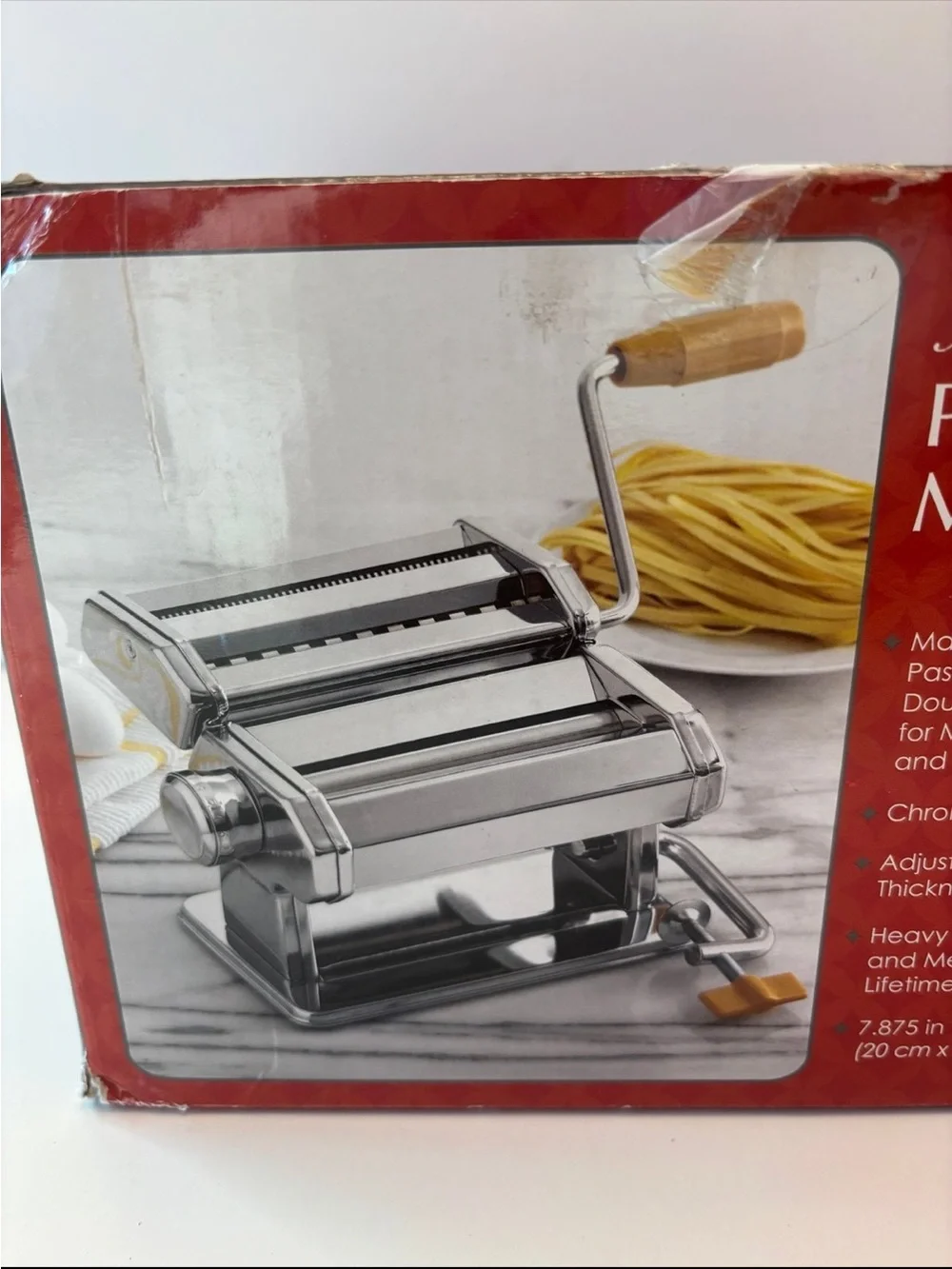 My Perfect Kitchen Pasta Machine Fettuccini Spaghetti Maker